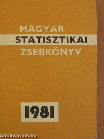 Magyar statisztikai zsebkönyv 1981