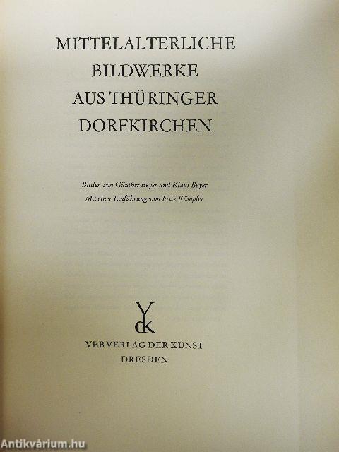 Mittelalterliche bildwerke aus thüringer dorfkirchen