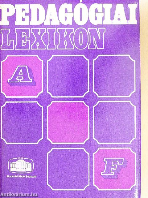 Pedagógiai lexikon I-IV. 