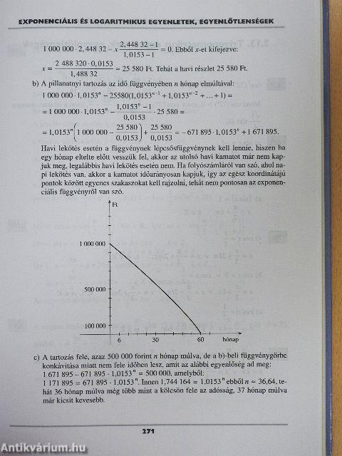 Matematika megoldások I-III.
