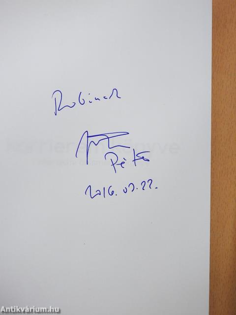 Karrierem könyve (dedikált példány)