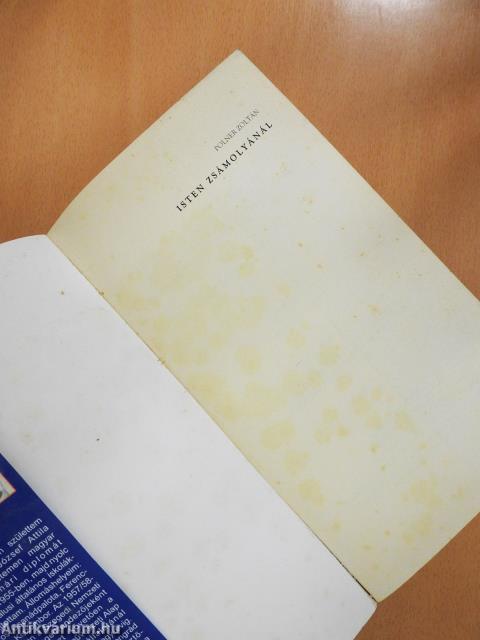 Isten zsámolyánál (dedikált példány)