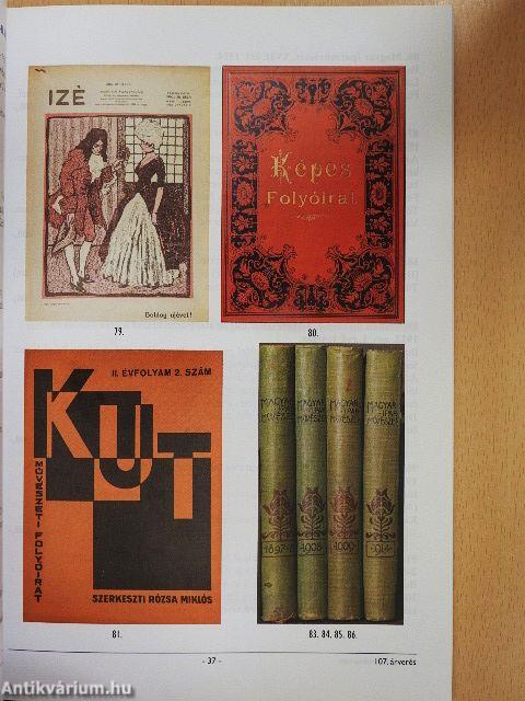 Honterus Antikvárium 107. aukció