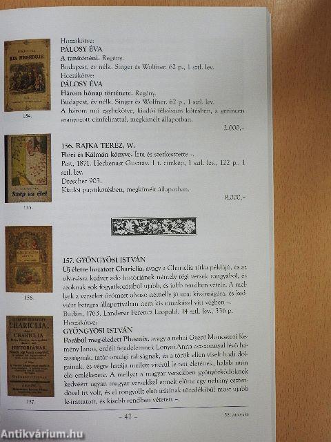 Honterus Antikvárium 58. Aukció