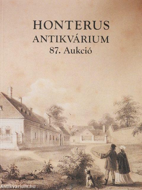Honterus Antikvárium 87. Aukció