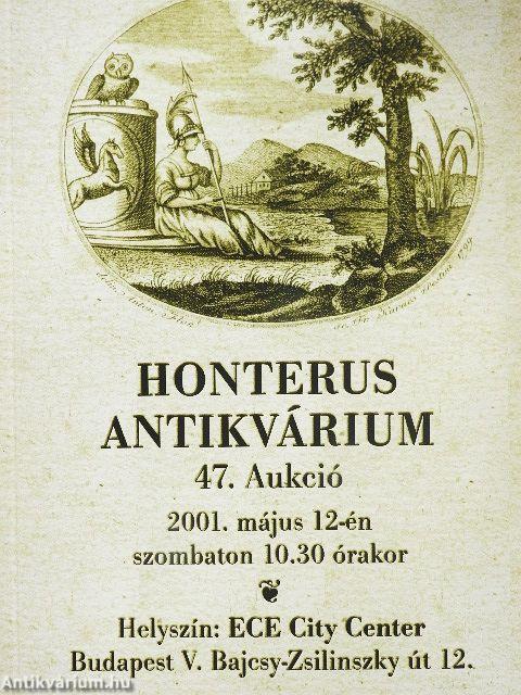 Honterus Antikvárium 47. Aukció
