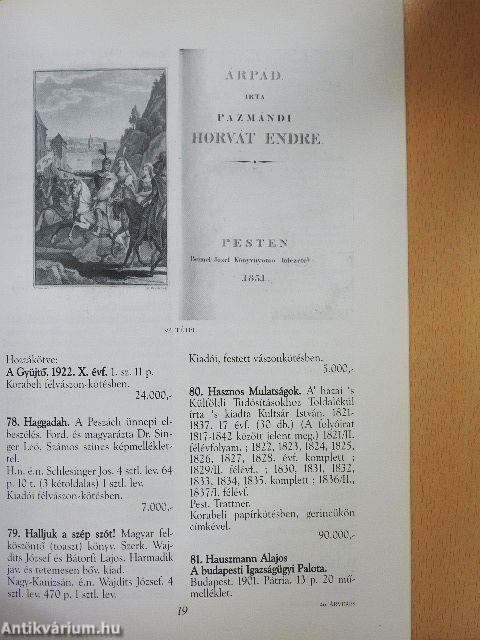 Honterus Antikvárium 46. Aukció