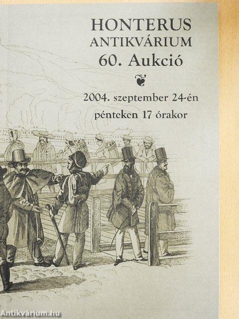 Honterus Antikvárium 60. Aukció