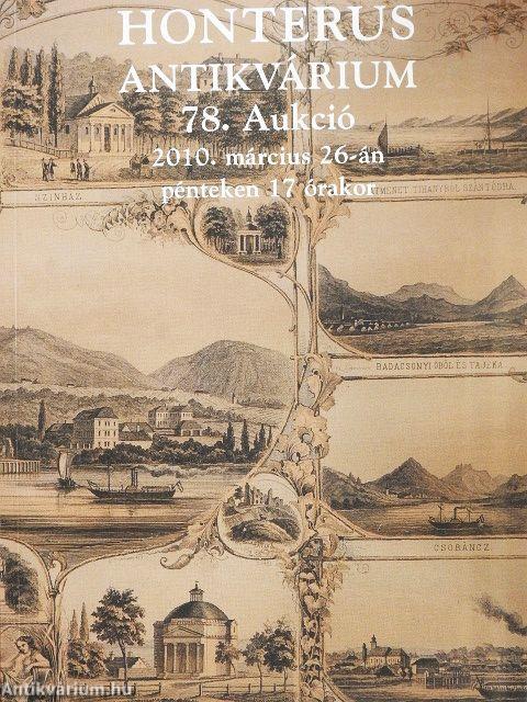 Honterus Antikvárium 78. Aukció