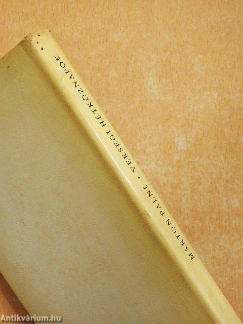 Versegi hétköznapok