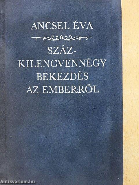 Százkilencvennégy bekezdés az emberről