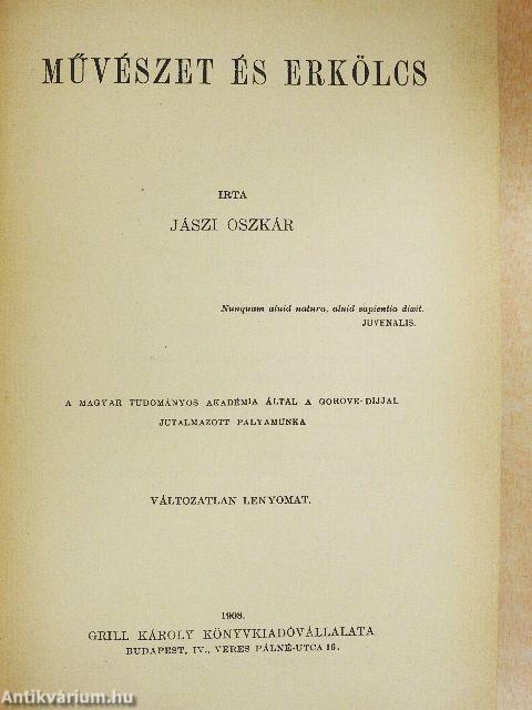 Művészet és erkölcs