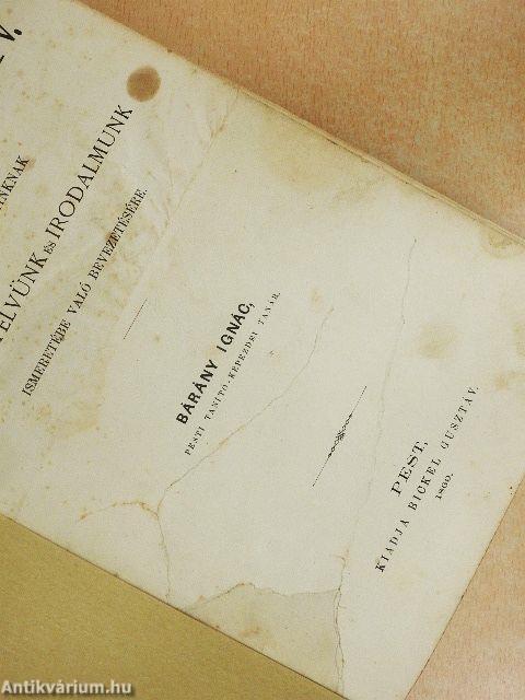 Olvasó- és képzőkönyv