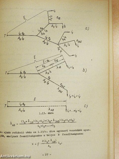 Bányászati elektrotechnika III.
