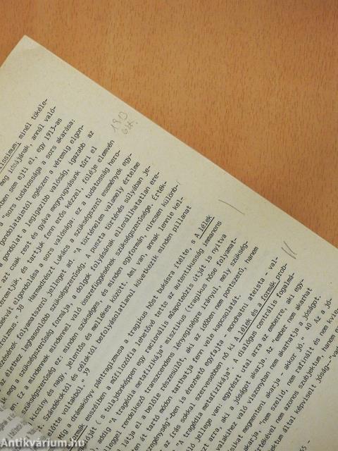 Lukács György irodalomelmélete (dedikált példány)