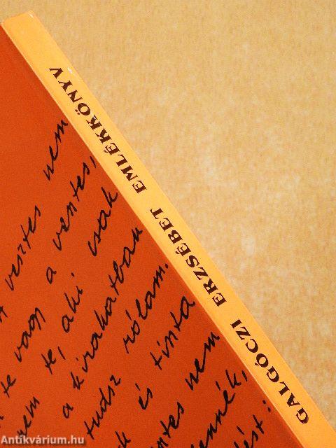 Galgóczi Erzsébet emlékkönyv