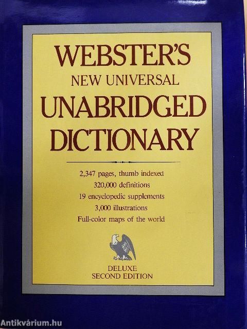 Webster's New Universal Unabridged Dictionary