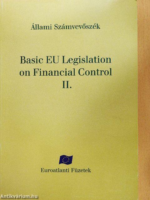 Basic EU Legislation on Financial Control II.