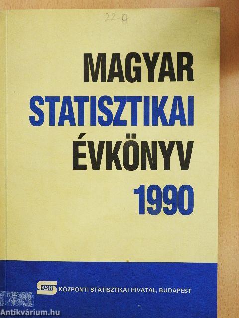 Magyar statisztikai évkönyv 1990