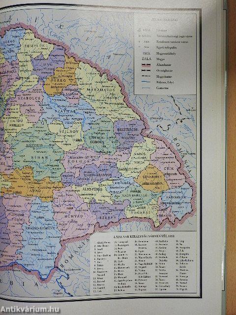 A magyar királyság vármegyéinek címerei a XVIII-XIX. században