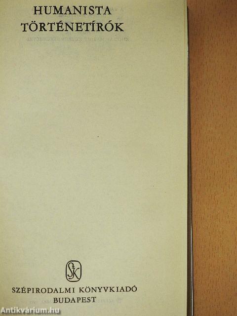 Humanista történetírók