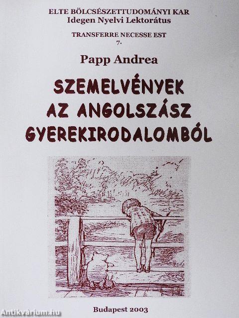 Szemelvények az angolszász gyermekirodalomból
