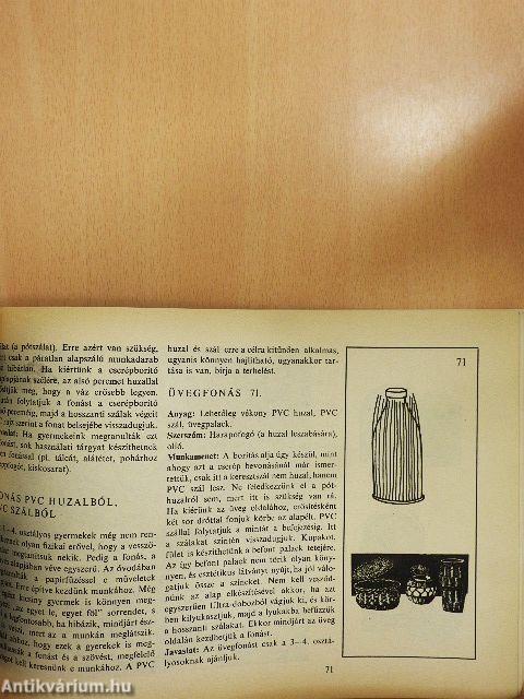 Játékkészítés a napközi otthonokban