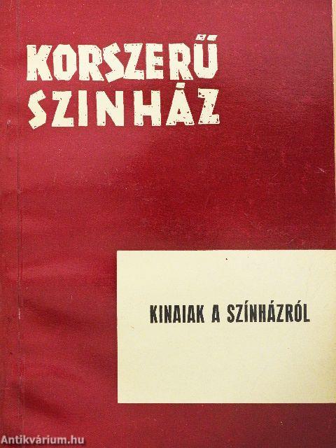 Kinaiak a színházról