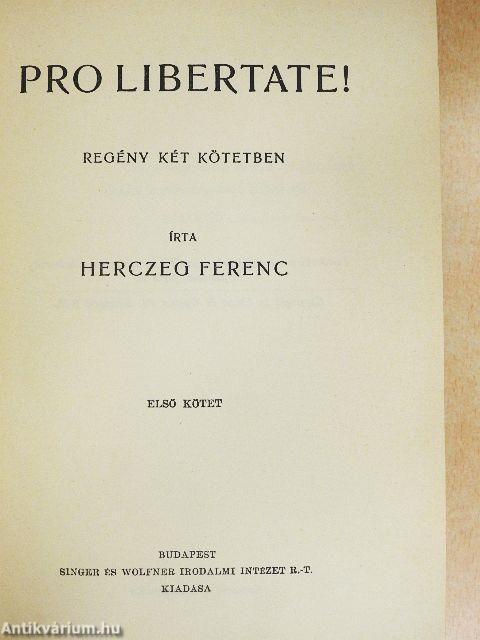 Pro Libertate! I-II.