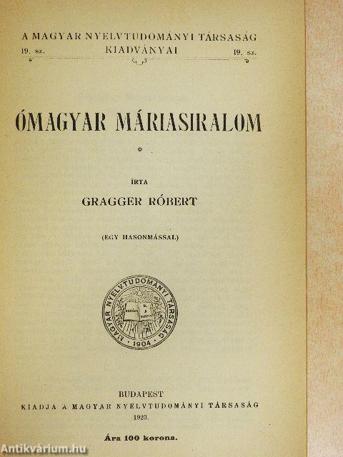 Ómagyar Máriasiralom