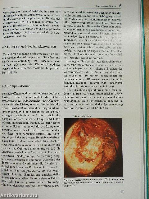 Traumatologie des Hirn- und Gesichtsschädels