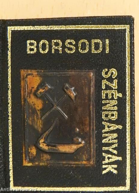 Borsodi Szénbányák (minikönyv) - Plakettel
