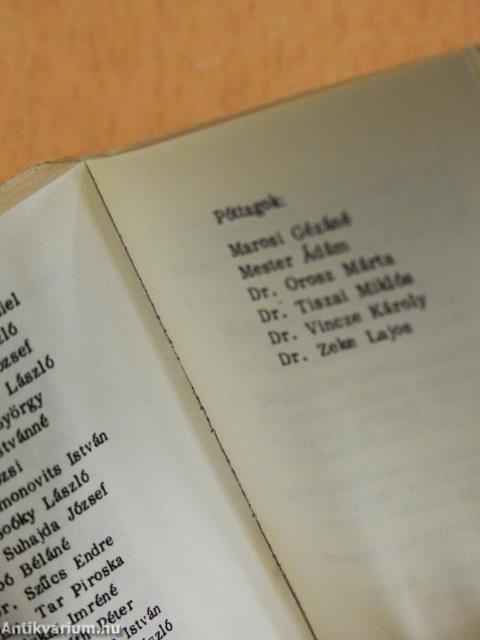 Magyar Vöröskereszt (minikönyv) (számozott)