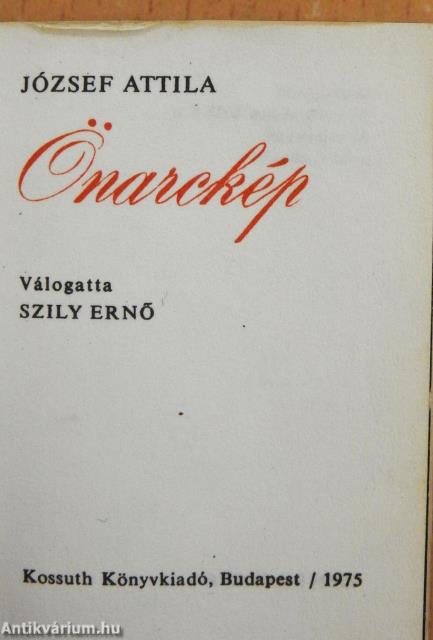 Önarckép (minikönyv)