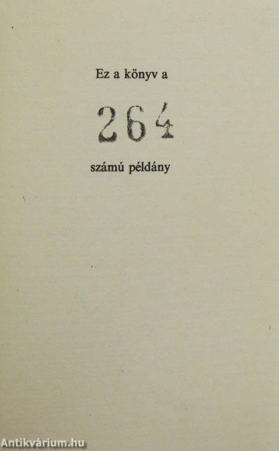 100 levél (minikönyv) (számozott)