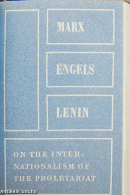 Marx, Engels, Lenin a proletárinternacionalizmusról (minikönyv) (számozott)