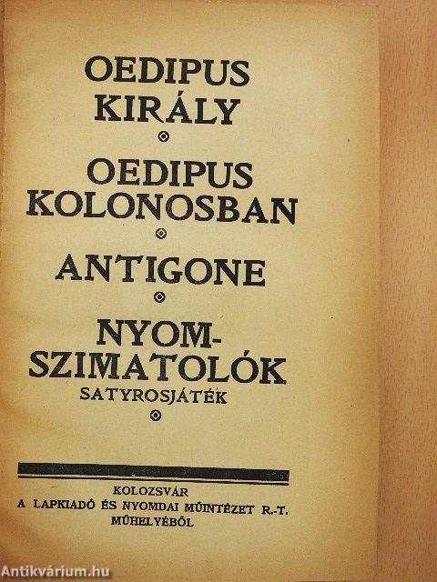 Sophokles drámái I-II. (rossz állapotú)