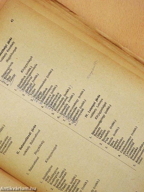 Csonka-Magyarország compass-szerü helységnévtára (rossz állapotú)