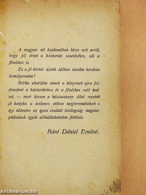 Magyar háziasszonyok könyve (rossz állapotú)