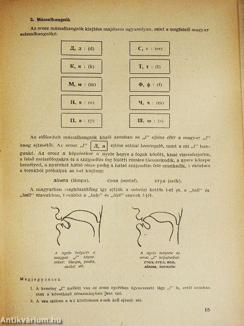 Orosz nyelvkönyv I.