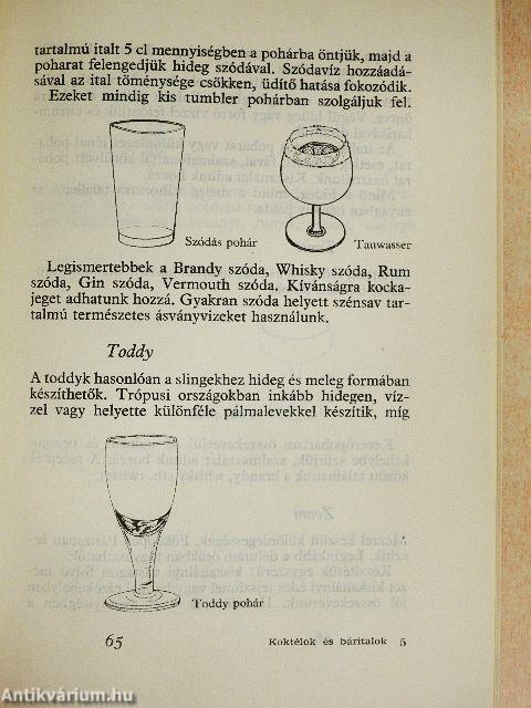 Koktélok és báritalok