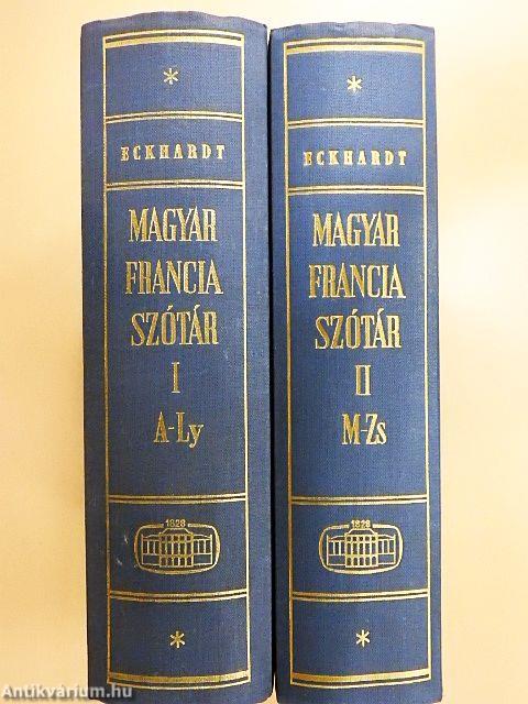 Magyar-francia szótár I-II.