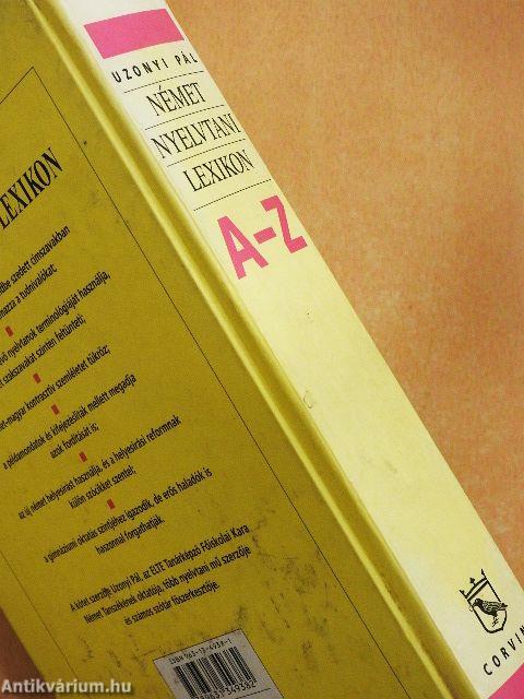 Német nyelvtani lexikon