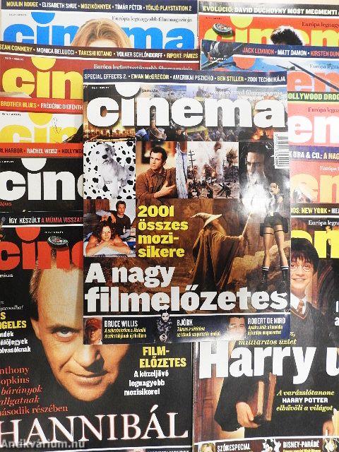 Cinema 2001. (nem teljes évfolyam)
