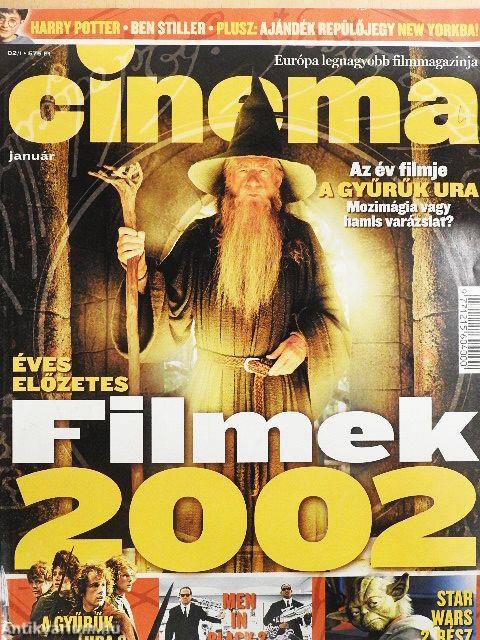 Cinema 2002. (nem teljes évfolyam)