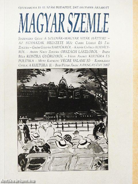 Magyar Szemle 2007. december