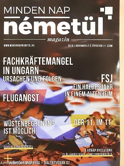 Minden Nap Németül! 2018. november