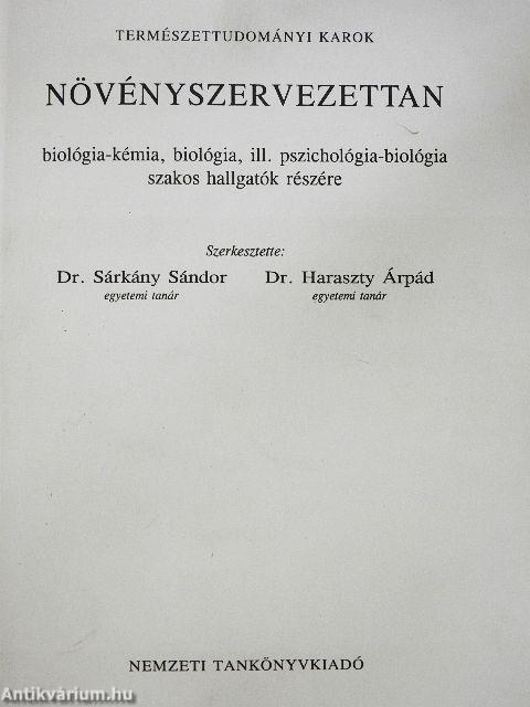 Növényszervezettan