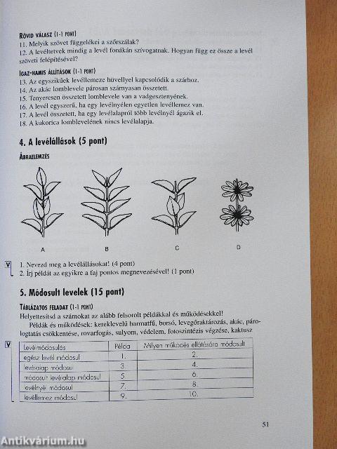 Nagy biológia feladatgyűjtemény