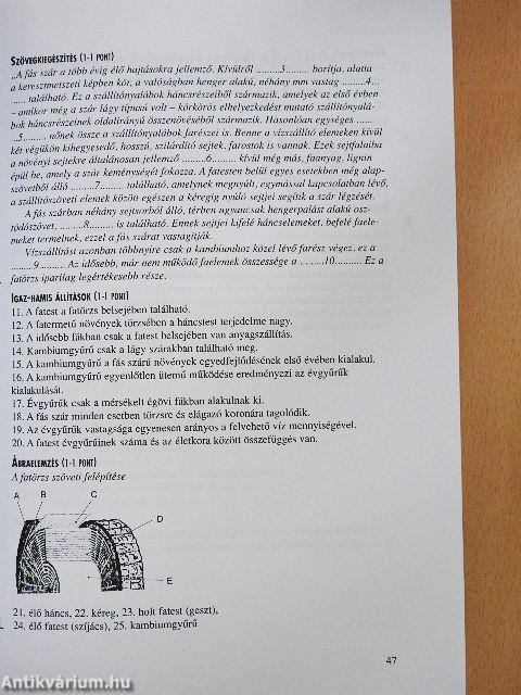 Nagy biológia feladatgyűjtemény